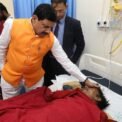 *हरदा हादसे में घायल हुए लोगों से मुख्यमंत्री डॉक्टर यादव हमीदिया अस्पताल पहुंचे।*